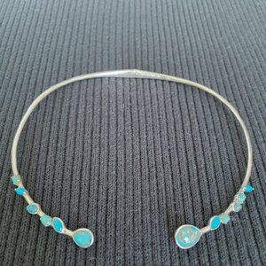 Ippolita Silver Rock Candy Hinged 12 stone Choker